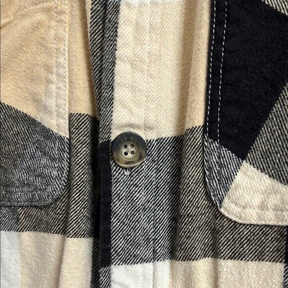 Rip Curl Black and Tan Button Down Shirt | Size L - Picture 6 of 8